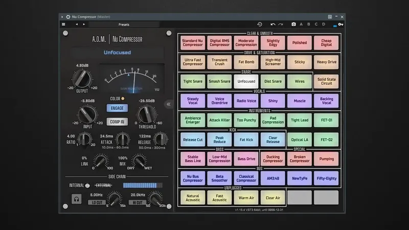 Установка A.O.M. Total Bundle 1.15.4 VST, VST3, AAX, CLAP (x64) [En]