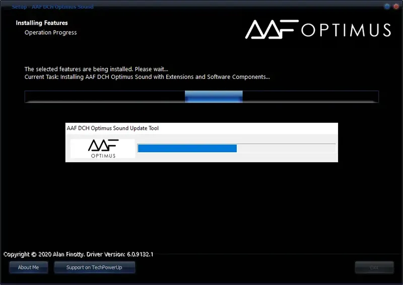 Установка AAF DCH Optimus Sound 6.0.9132.1 Realtek Mod by AlanFinotty [En]