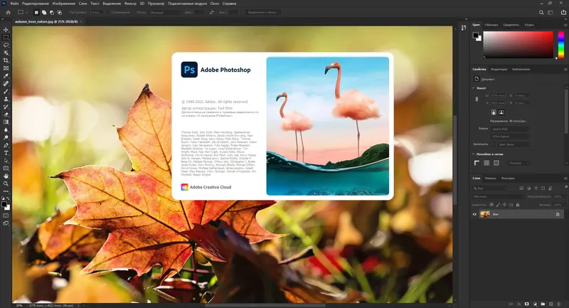 Установка Adobe Photoshop 2021 22.5.1.441 (x64) RePack by SanLex [Multi Ru]