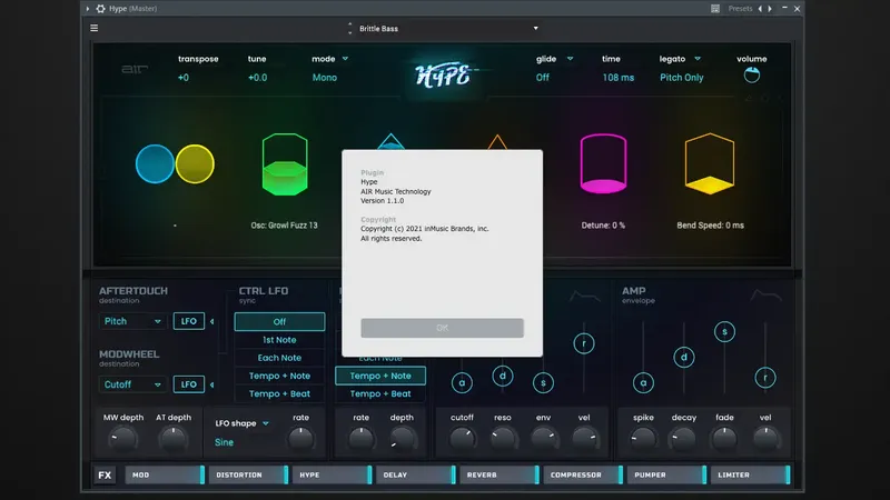 Установка AIR Music Technology - Hype 1.1.0 Standalone, VSTi, VSTi3, AAX (x64) RePack by R2R [En]