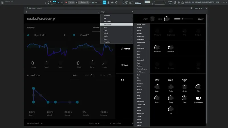 Установка AIR Music Technology - Sub Factory 1.2.1.11 Standalone, VSTi, VSTi3, AAX (x64) RePack by TCD [En]