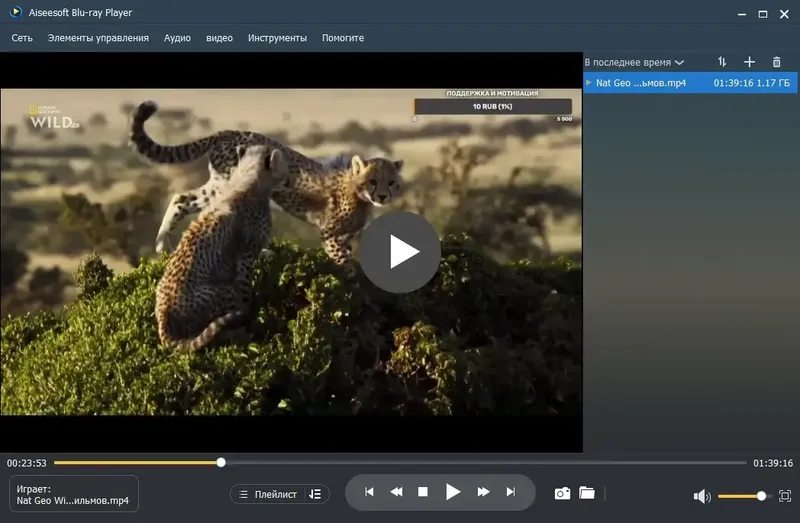 Установка Aiseesoft Blu-ray Player 6.7.66 Portable by 7997 [Multi Ru]