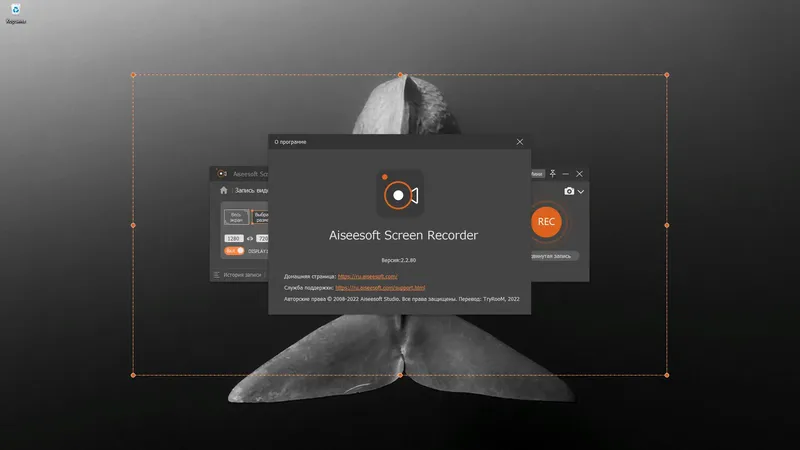 Установка Aiseesoft Screen Recorder 2.2.80 RePack (& Portable) by TryRooM [Multi Ru]