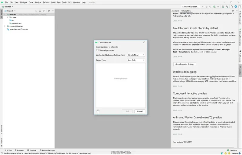 Установка Android Studio Bumblebee 2021.1.1 Build #AI-211.7628.21.2111.8092744 + Portable [En]