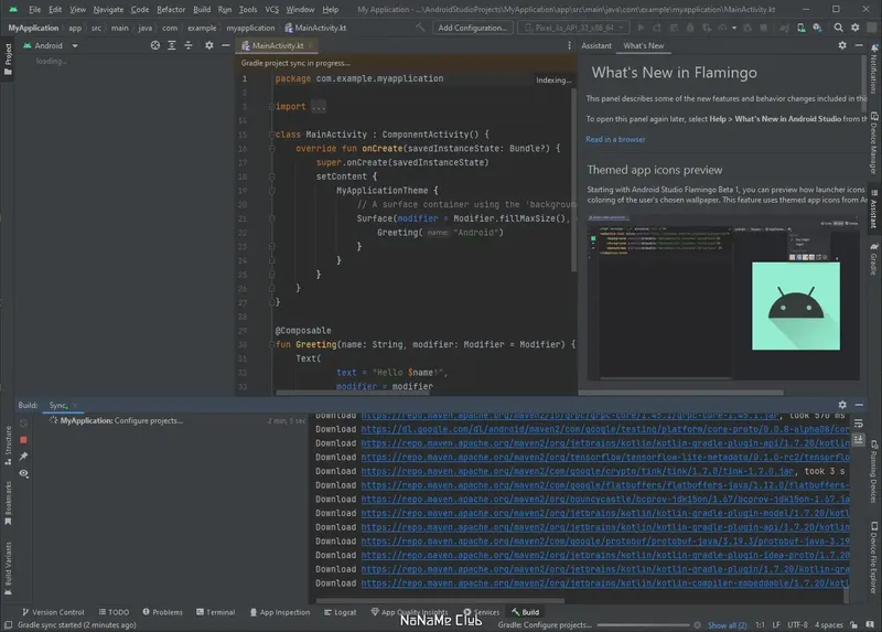 Установка Android Studio Flamingo 2022.2.1 Patch 2 Build #AI-222.4459.24.2221.10121639 + Portable [En]