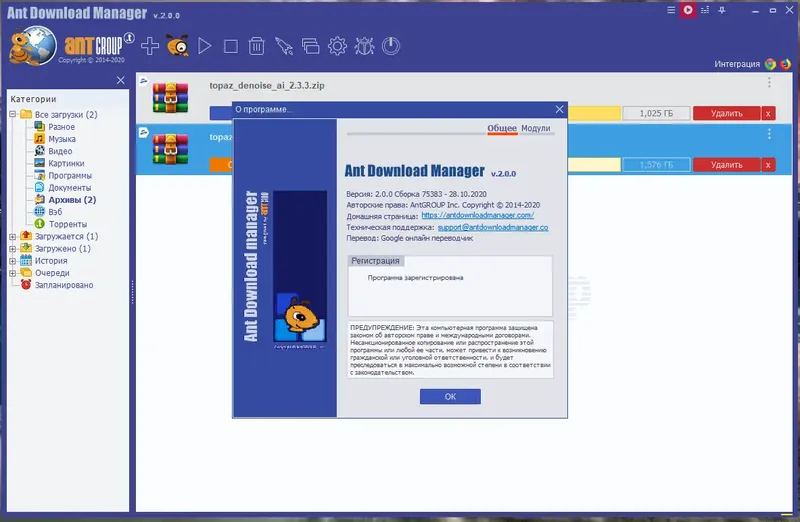 Установка Ant Download Manager PRO 2.8.1 Build 82888 (2022) PC RePack & Portable by xetrin