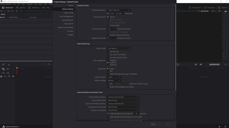 Установка Blackmagic Design DaVinci Resolve Studio 17.4.6 Build 4 [Multi Ru]