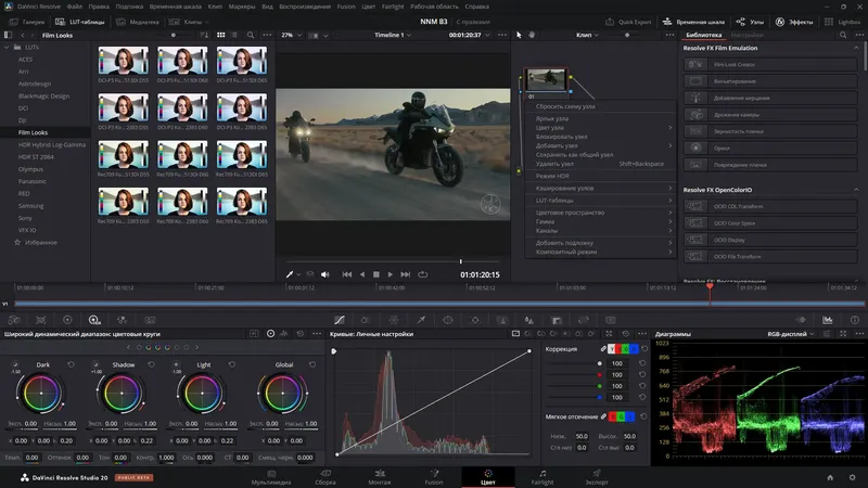 Установка Blackmagic Design DaVinci Resolve Studio 20.0B Build 38 Public Beta 3 RePack by KpoJIuK [Multi Ru]