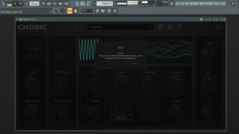 Установка Caelum Audio - Choric 1.0.5 VST 3, AAX (x86 x64) RePack by TCD [En]