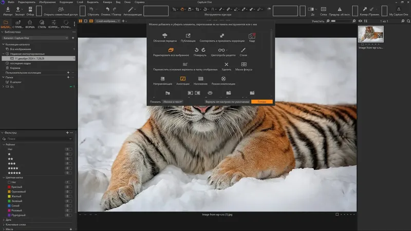 Установка Capture One 23 Enterprise 16.5.2.2623 RePack by KpoJIuK [Multi Ru]