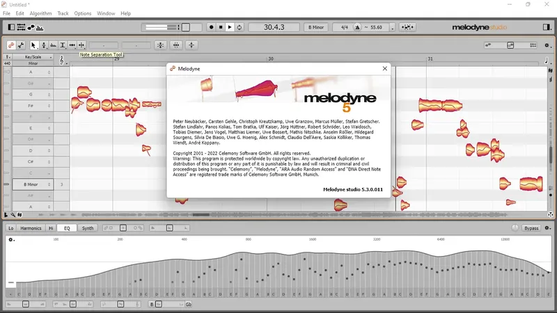 Установка Celemony - Melodyne Studio 5 5.3.0.011 STANDALONE, VST 3 (x64) [En]