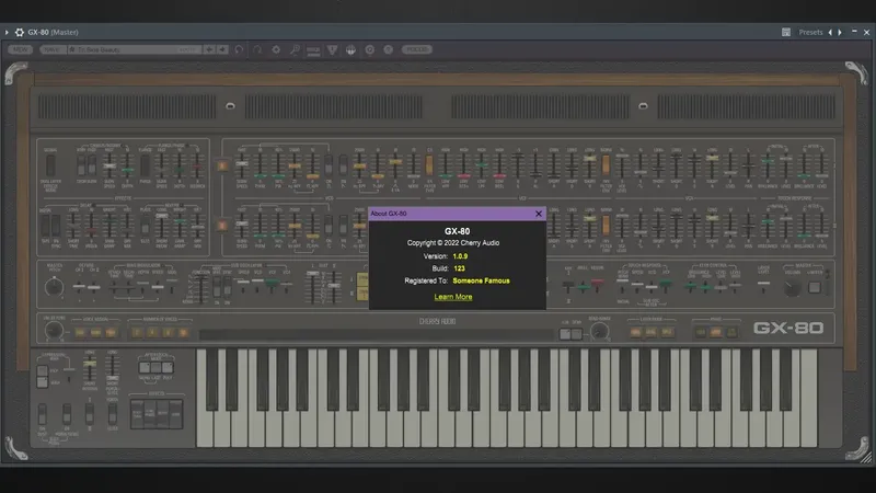 Установка Cherry Audio - GX-80 1.0.9.123 Standalone, VSTi, VSTi 3, AAX (x64) RePack by R2R [En]