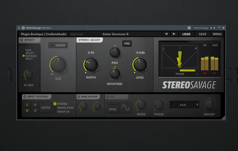 Установка Credland Audio - StereoSavage 1.3.5 VST, VST3, AAX (x86 x64) [En]