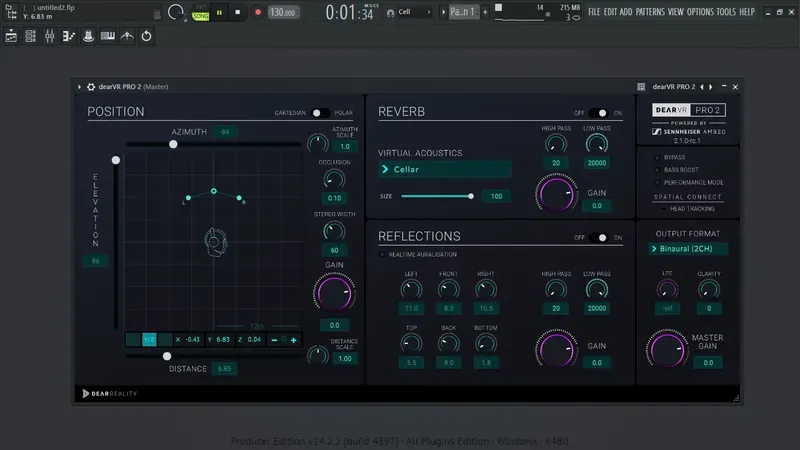 Установка Dear Reality - dearVR PRO 2 2.1.0 VST 3, AAX (x64) [En]