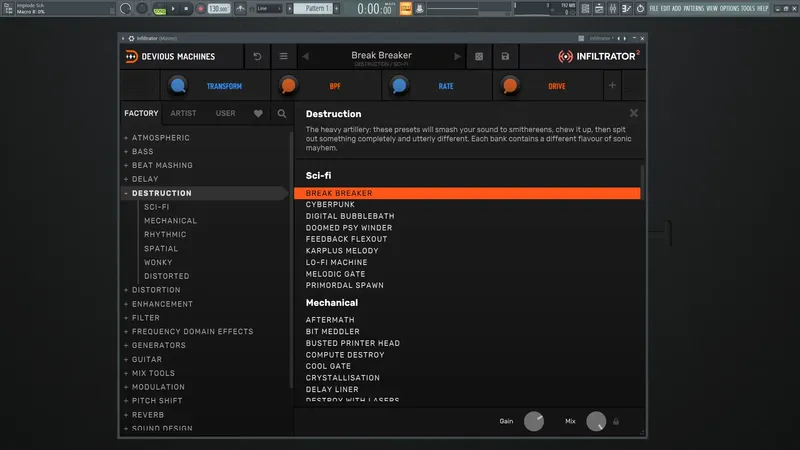 Установка Devious Machines - Infiltrator 2.2.10 VST, VST 3, AAX (x64) RePack by TCD [En]