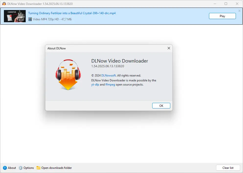 Установка DLNow Video Downloader 1.54.2025.06.13 RePack (& Portable) by elchupacabra [Multi Ru]