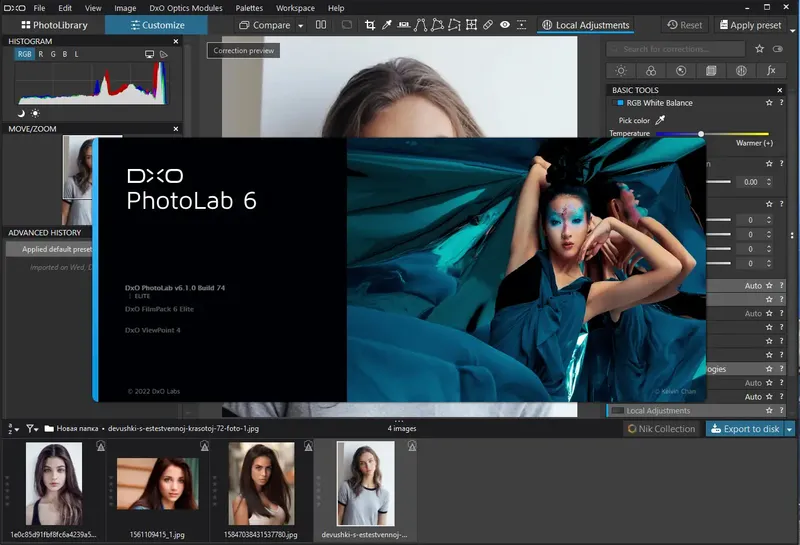 Установка DxO PhotoLab Elite 6.1.0 build 74 RePack by KpoJIuK [Multi]
