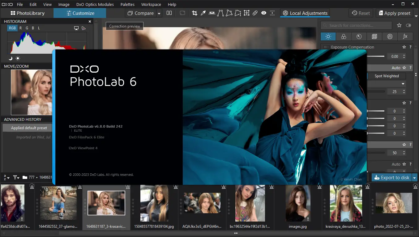 Установка DxO PhotoLab Elite 6.8.0 build 242 RePack by KpoJIuK [Multi]