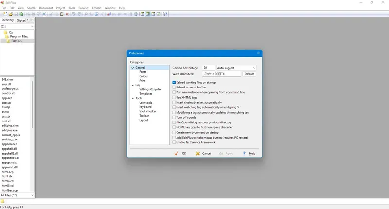 Установка EditPlus 5.7.0 build 4352 + EditPlus 5.7.0 patch 4506 [En]