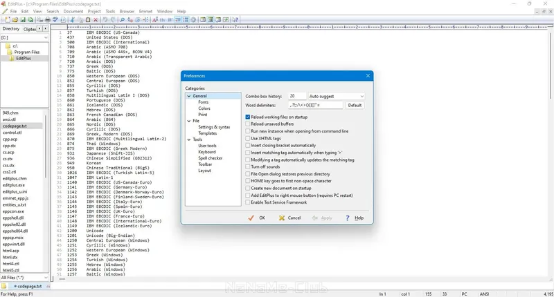 Установка EditPlus 5.7.0 build 4352 + EditPlus 5.7.0 patch 4514 [En]