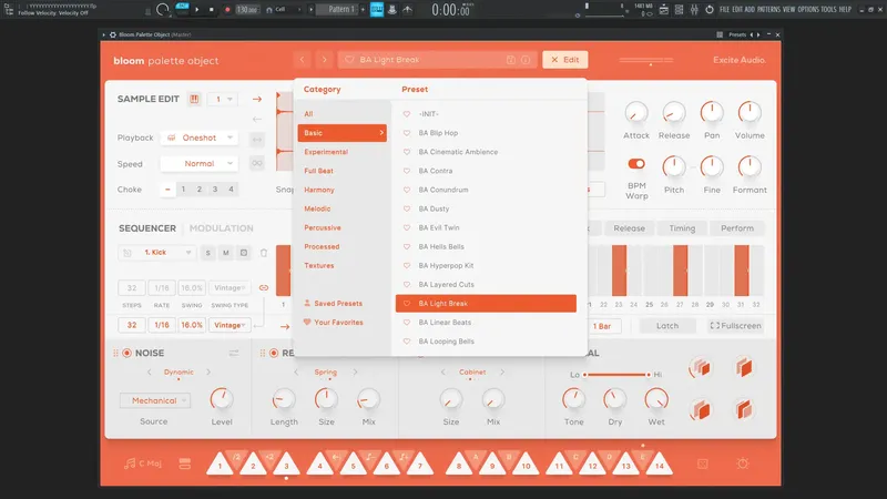 Установка Excite Audio - Bloom Palette Object 1.0.0 STANTALONE, VSTi, VSTi 3, AAX (x64) [En]