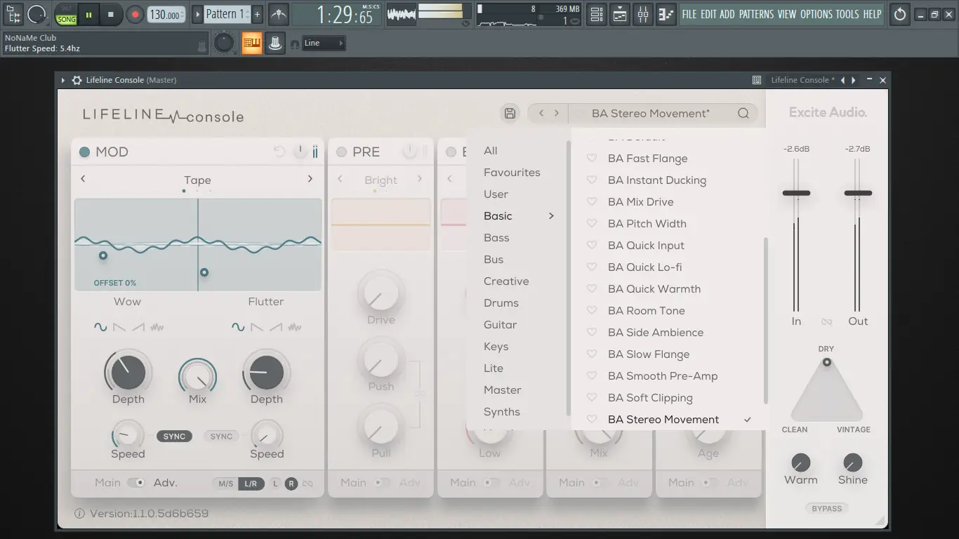 Установка Excite Audio - Lifeline Console 1.1.0 Standalone, VST, VST 3, AAX (x32 x64) [En]
