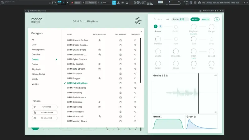 Установка Excite Audio - Motion Fractal 1.0.0 STANDALONE, VST, VST 3, AAX (x64) [En]