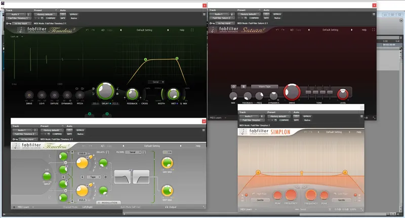 Установка FabFilter - Total Bundle 2025.05.21 VST, VST 3, AAX (x64) RePack by Team V.R. [En]