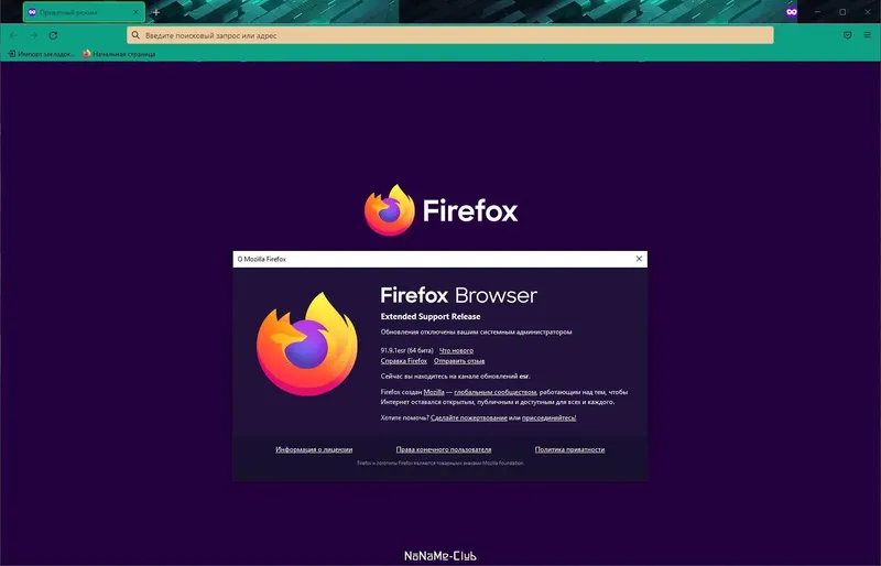 Установка Firefox Browser 91.9.1 ESR Portable by PortableApps [Ru]