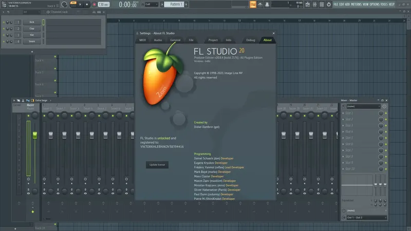 Установка FL Studio Producer Edition 20.8.4.2576 + FLEX Extensions & Addition Plugins RePack by Zom [En]