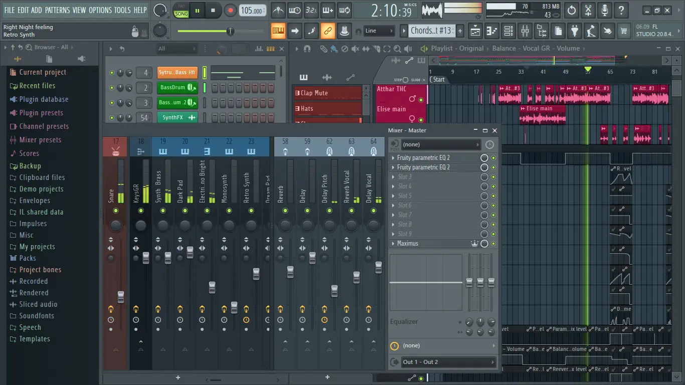 Установка FL Studio Producer Edition 20.8.4.2576 + FLEX Extensions & Addition Plugins RePack by Zom [En]