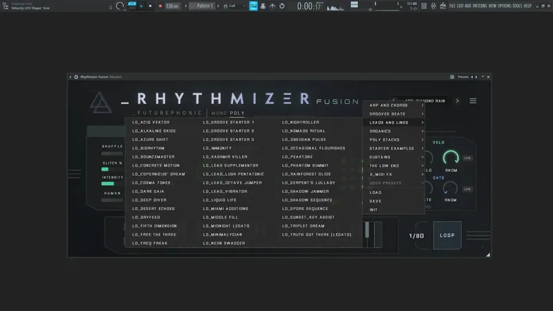 Установка Futurephonic - Rhythmizer Fusion 1.0.2 CLAP, VSTi 3 (x64) RePack by TCD [En]