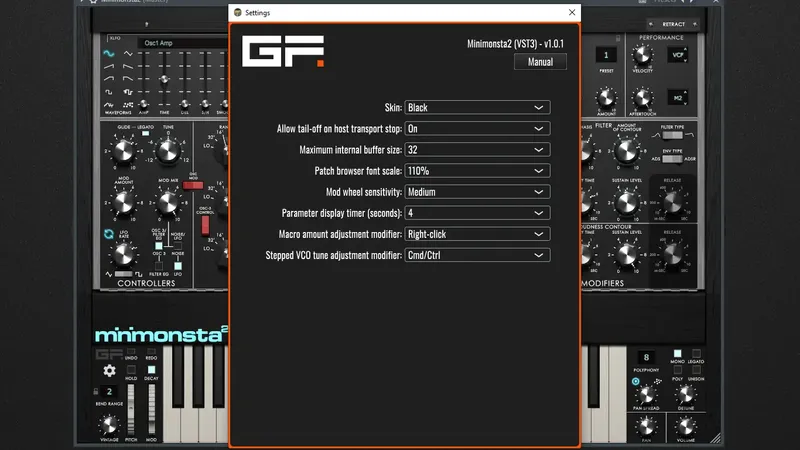 Установка GForce Software Minimonsta2 1.0.1 Standalone, VSTi, VSTi 3, AAX (x64) [En]