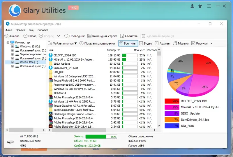 Установка Glary Utilities Pro 6.8.0.12 RePack (& Portable) by Dodakaedr [Multi Ru]