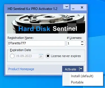 Установка Hard Disk Sentinel PRO 6.10.5 Build 12918 Beta [Multi Ru]