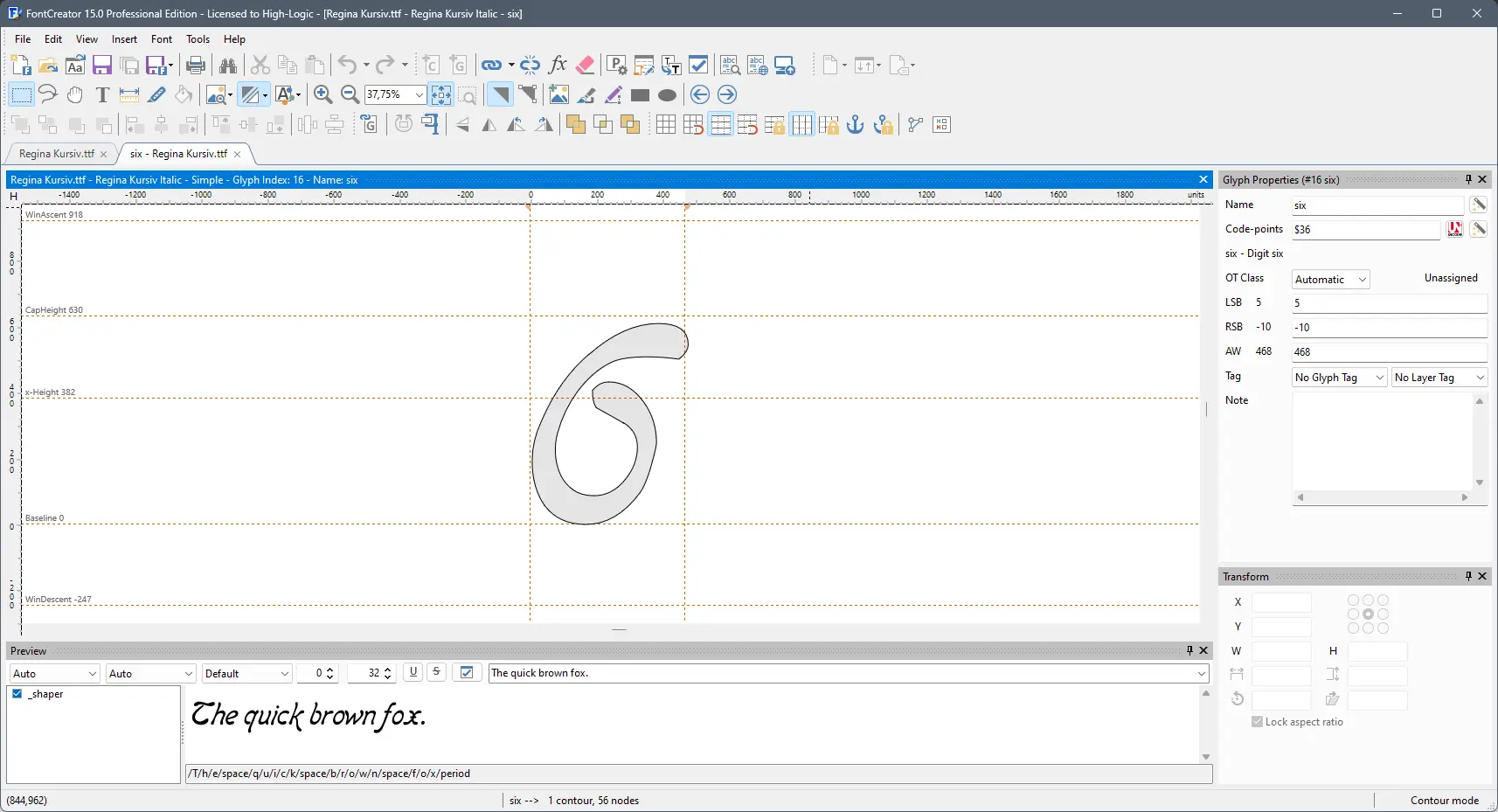 Установка High-Logic FontCreator Professional 15.0.0.2941 Portable by 7997 [En]