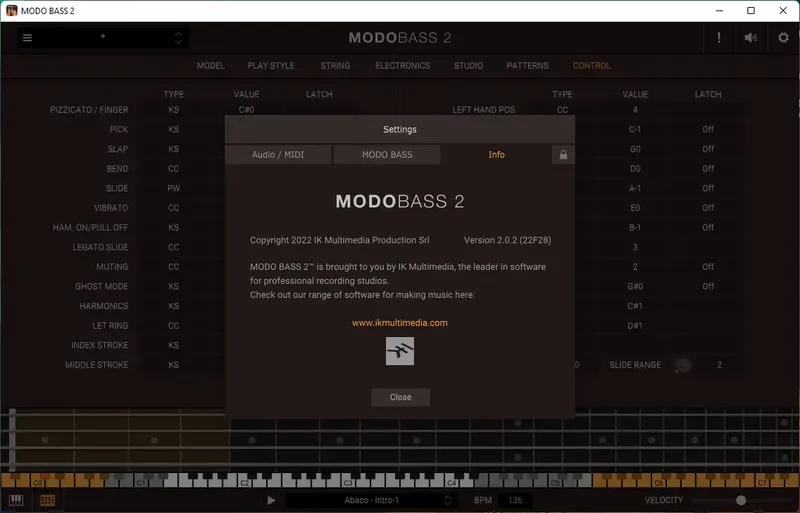 Установка IK Multimedia - MODO BASS 2 2.0.2 STANDALONE, VST, VST3, AAX (x64) [En]