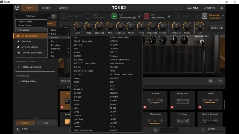 Установка IK Multimedia - TONEX MAX 1.7.5 STANDALONE, VST, VST 3, AAX (x64) [En]