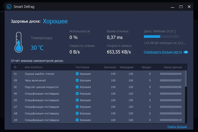 Установка IObit Smart Defrag Pro 9.3.0.341 RePack (& Portable) by elchupacabra [Multi Ru]