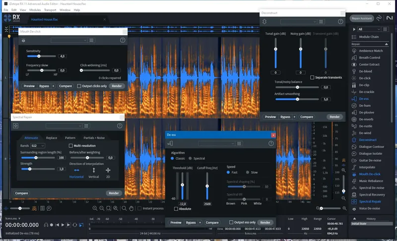 Установка iZotope RX 11 Audio Editor Advanced 11.0.0.3858 (x64) Portable by 7997 [En]