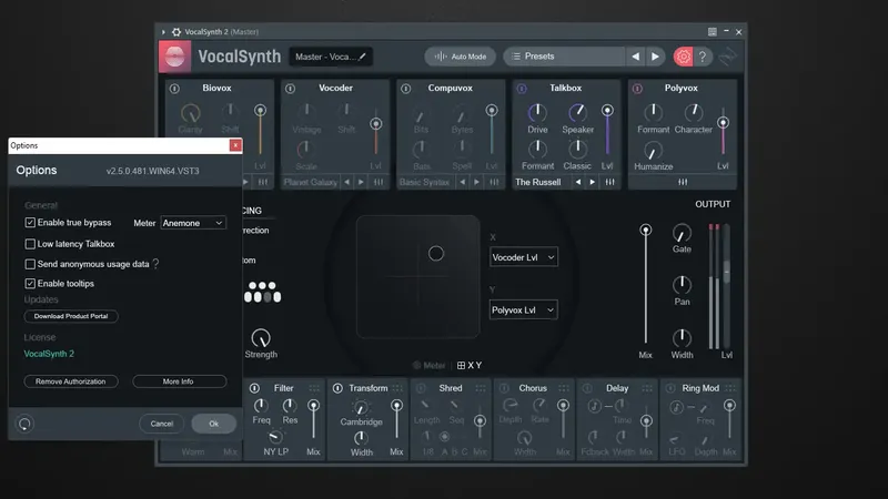 Установка iZotope - VocalSynth 2 2.5.0 VST, VST3, AAX (x64) RePack by R2R [En]