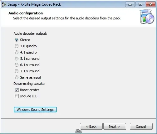 Установка K-Lite Codec Pack 10.5.5 Mega Full Standard Basic + Update (2014) Английский