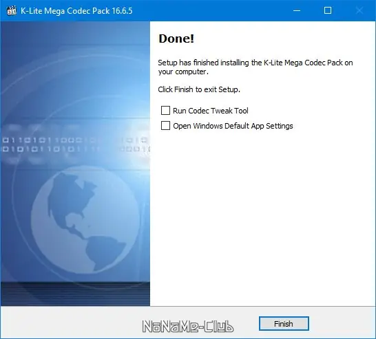 Установка K-Lite Codec Pack 16.7.0 Mega Full Standard Basic [En] (обновляемая)