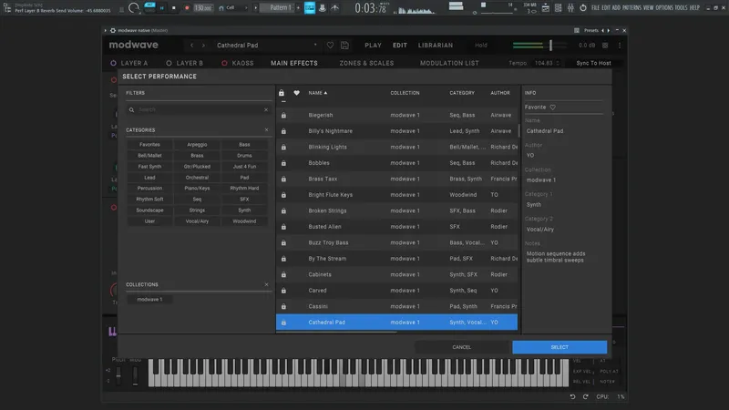 Установка KORG - Modwave Native 1.2.8 Standalone, VSTi 3, AAX (x64) [En]