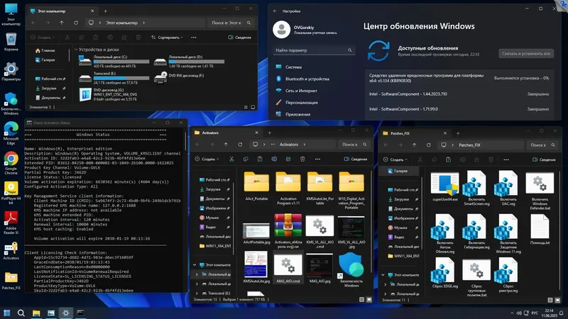 Установка Microsoft® Windows® 11 Enterprise LTSC x64 24H2 RU by OVGorskiy 06.2025 [Ru]
