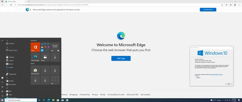 Установка Microsoft Windows 10.0.19043.1706, Version 21H1 (Updated May 2022) - Оригинальные образы от Microsoft MSDN [En]