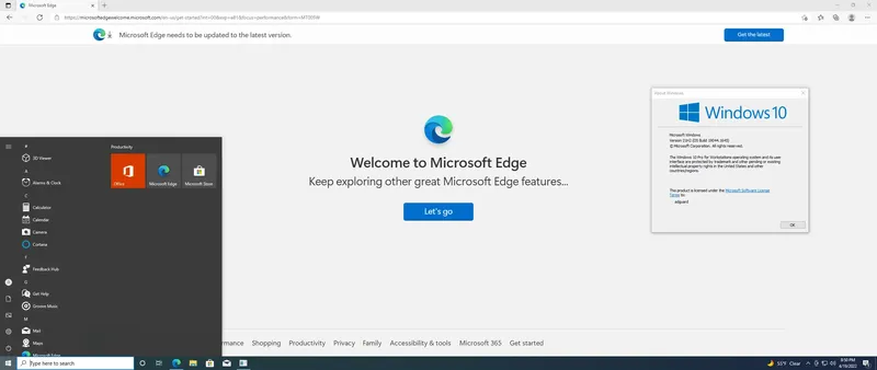 Установка Microsoft Windows 10.0.19044.1645, Version 21H2 (Updated April 2022) - Оригинальные образы от Microsoft MSDN [En]