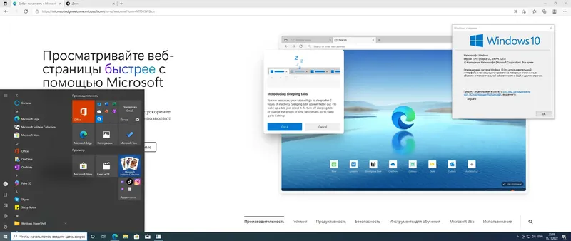 Установка Microsoft Windows 10.0.19044.2251, Version 21H2 (Updated November 2022) - Оригинальные образы от Microsoft MSDN [Ru]