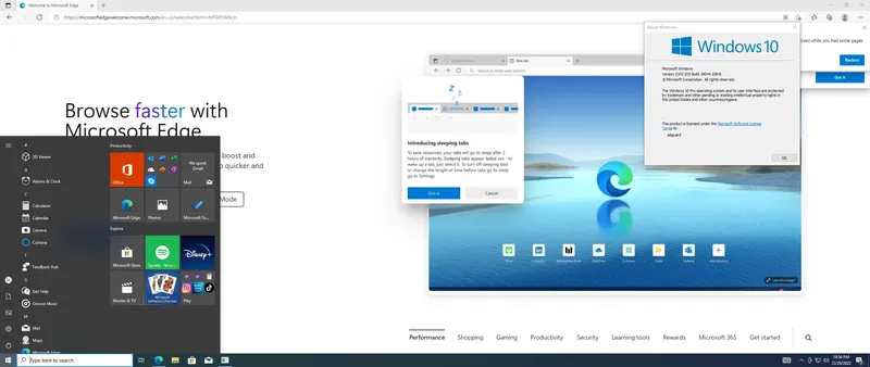 Установка Microsoft Windows 10.0.19044.2364, Version 21H2 (Updated December 2022) - Оригинальные образы от Microsoft MSDN [En]