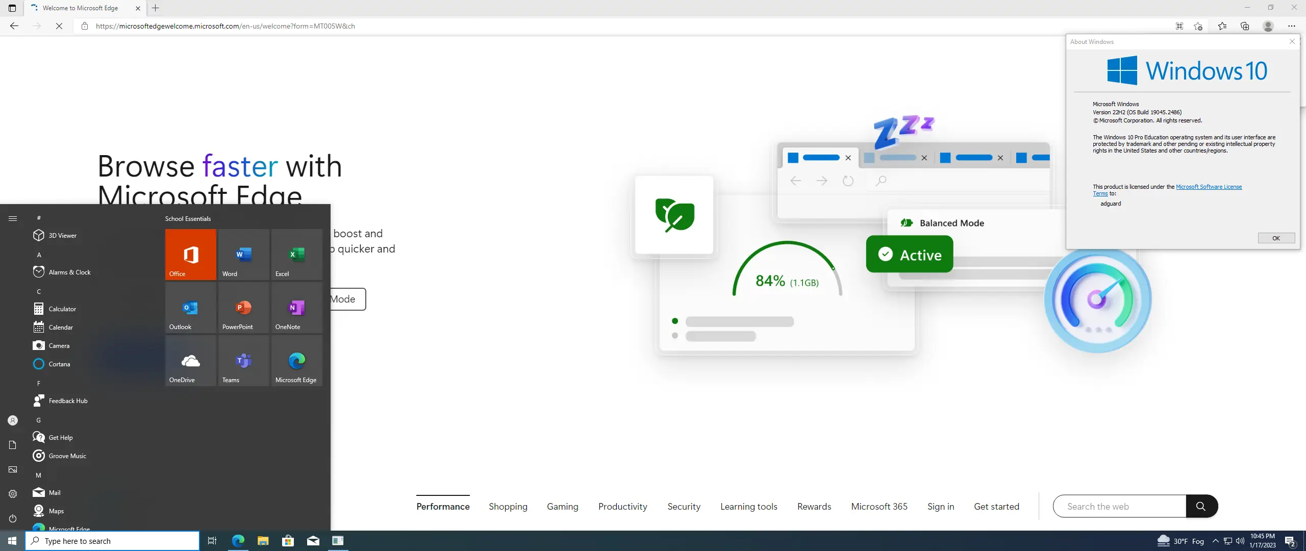 Установка Microsoft Windows 10.0.19045.2486, Version 22H2 (Updated January 2023) - Оригинальные образы от Microsoft MSDN [En]